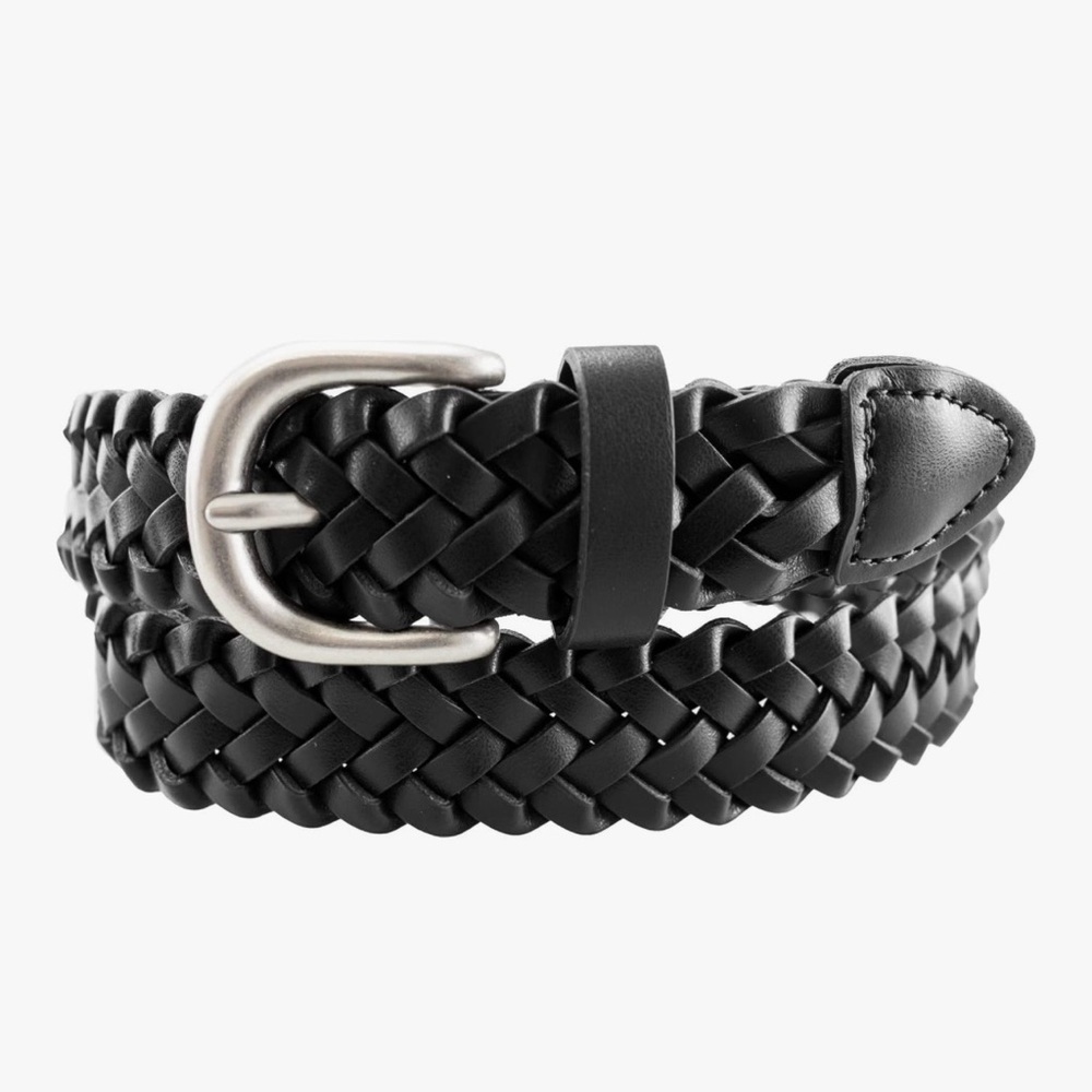 Thomas Bates Boys Braided Leather Belt NWT Size 28